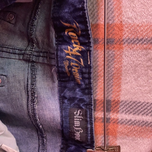 Men’s Rock 47 Denim Slim Fit Boot Cut - Picture 4 of 4